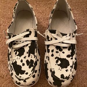Cow Print Shoes